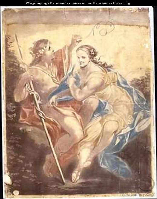 Venus and Adonis - Francis Eginton