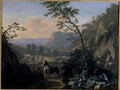 Southern landscape with Rider - Adriaen van Eemont