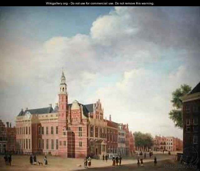 View of the Old Town Hall The Hague - Jan the Elder Ekels
