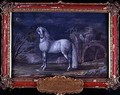 No 3 Superbe a German dappled grey horse from the Spanish Riding School who was famous for his piaffe - Baron Reis d