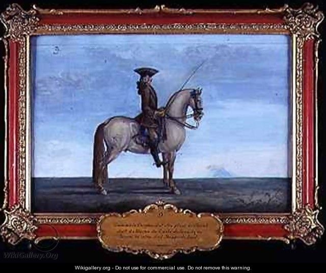 No 9 A grey horse of the Spanish Riding School - Baron Reis d
