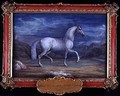 No 6 A Turkish grey horse of the Spanish Riding School - Baron Reis d' Eisenberg