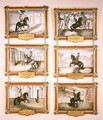 The Spanish Riding School six equestrian paintings - Baron Reis d' Eisenberg