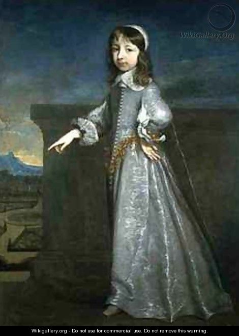 Portrait of the Duc dOrleans as a Young Boy - Justus van Egmont