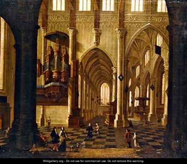 Church Interior - Wilhelm Schubert van Ehrenberg