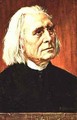 Portrait of Franz Liszt Hungarian composer and pianist - Albert Eichhorn
