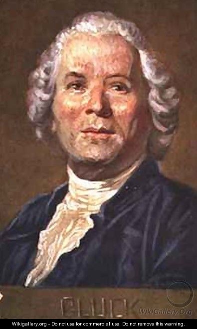 Portrait of Christoph Willibald Von Gluck 1714-1787 German opera composer - Albert Eichhorn