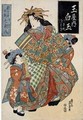 The Courtesan Shiratama from the Tamaya House 2 - Keisai Eisen