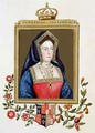 Portrait of Catherine of Aragon 1st Queen of Henry VIII from Memoirs of the Court of Queen Elizabeth - Sarah Countess of Essex