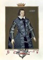 Portrait of Robert Devereux 2nd Earl of Essex from Memoirs of the Court of Queen Elizabeth - Sarah Countess of Essex