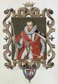 Portrait of Robert Cecil 1st Earl of Salisbury from Memoirs of the Court of Queen Elizabeth - Sarah Countess of Essex