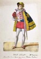 Costume for Monsieur Garcia in the Role of Don Juan in the Opera Don Giovanni - Gottfried or Godefroy Engelmann