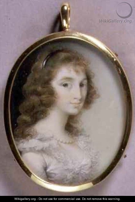 Portrait Miniature of Maria Tryphena Blunt - George Engleheart