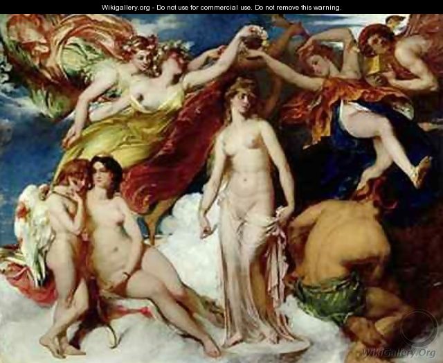 Pandora Crowned by the Seasons - William Etty