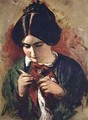 Study for the Crochet Worker Miss Mary Ann Purdon - William Etty