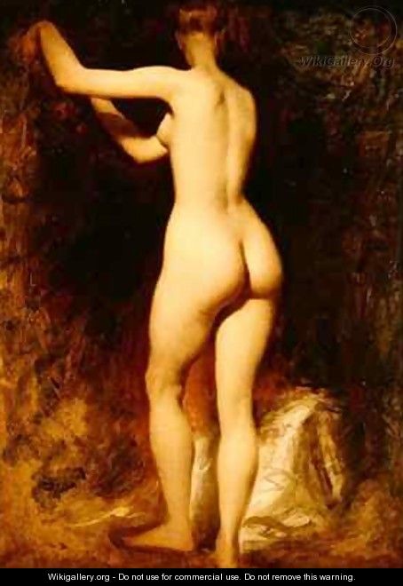 Female Nude from behind - William Etty