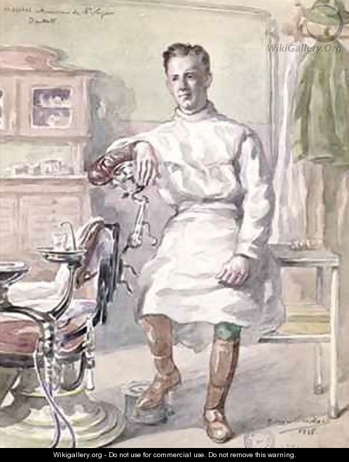 Military Dentist at the American Hospital of St Nazaire - Georges Eveillard