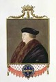 Portrait of Thomas Cromwell Ist Earl of Essex from Memoirs of the Court of Queen Elizabeth - Sarah Countess of Essex