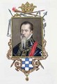 Portrait of Ferdinand Alvarez de Toledo Duke of Alva from Memoirs of the Court of Queen Elizabeth - Sarah Countess of Essex