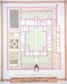 Ground Plan of the Old House at Hatfield in Queen Elizabeth's Time from Memoirs of the Court of Queen Elizabeth - Sarah Countess of Essex