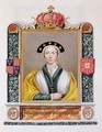 Portrait of Anne of Cleves 4th Queen of Henry VIII from Memoirs of the Court of Queen Elizabeth - Sarah Countess of Essex