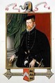 Portrait of Sir Nicholas Throckmorton from Memoirs of the Court of Queen Elizabeth - Sarah Countess of Essex