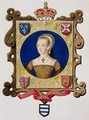 Portrait of Catherine Parr 6th Queen of Henry VIII as a Young Woman from Memoirs of the Court of Queen Elizabeth - Sarah Countess of Essex