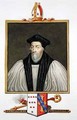 Portrait of Hugh Latimer Bishop of Worcester from Memoirs of the Court of Queen Elizabeth - Sarah Countess of Essex