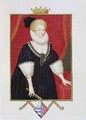 Portrait of Lady Catherine Grey Countess of Kent from Memoirs of the Court of Queen Elizabeth - Sarah Countess of Essex