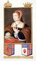 Portrait of Margaret Tudor Queen of Scotland from Memoirs of the Court of Queen Elizabeth - Sarah Countess of Essex