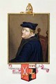 Portrait of Edmund Bonner Bishop of London from Memoirs of the Court of Queen Elizabeth - Sarah Countess of Essex