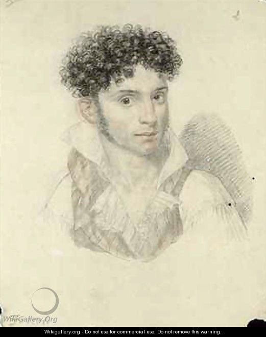 Portrait of Ugo Foscolo 1778-1827 - Francois-Xavier Fabre