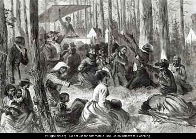 A Negro Camp Meeting in the South - (after) Eytinge, Solomon