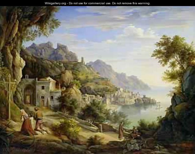 At the Gulf of Salerno - Joachim Faber
