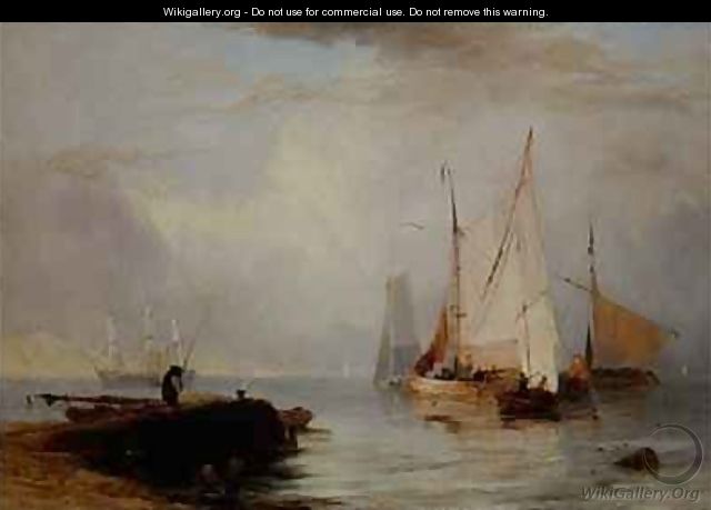 Fishing Scene in the North of England - John Wilson Ewbank