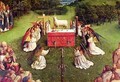 The Adoration of the Mystic Lamb from the Ghent Altarpiece - Hubert & Jan van Eyck