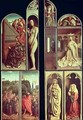 Right Panel interior and exterior of the Ghent Altarpiece - Hubert & Jan van Eyck