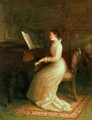 Lady at the Piano - Joseph Farquharson