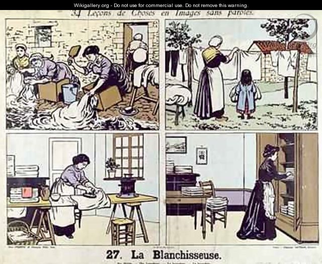 The Washerwoman - Fernand and Perrot, Jean Fau