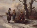 Children Collecting Logs - R. Favelle