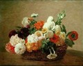 Still life with Flowers - Theodore Fantin-Latour