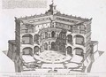 Cross-section of Villa Caprarola - Giovanni Battista Falda