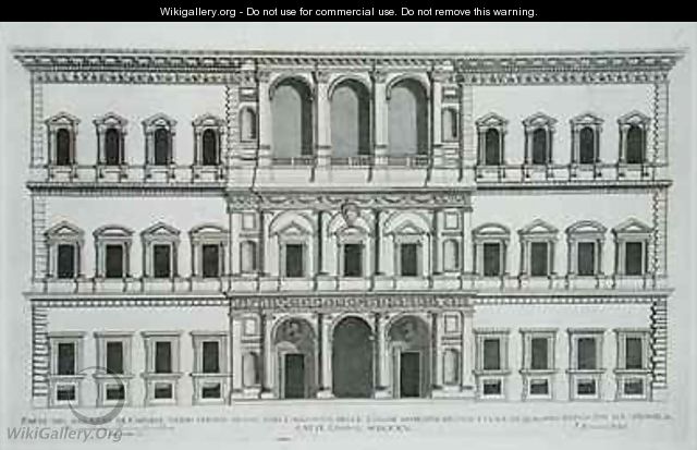 Palazzo Farnese - Pietro or Falda, G.B. Ferrerio