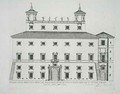 Palazzo Serenissima Casa Medici on the Pincio Hill Rome - Pietro or Falda, G.B. Ferrerio