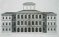 Palazzo Barberini on the Quirinale - Pietro or Falda, G.B. Ferrerio
