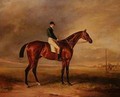 Priam, a bay racehorse ridden by Sam Day - John Ferneley, Snr.