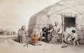 Kalmuks with a Prayer Wheel Siberia - (after) Ferogio, Francois Fortune Antoine