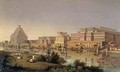 The Palaces of Nimrud Restored a reconstruction of the palaces built by Ashurbanipal on the banks of the Tigris - (after) Fergusson, James