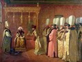 Audience of Charles Gravier 1717-87 Comte de Vergennes with the Sultan Osman III 1699-1757 in Constantinople - Antoine de Favray