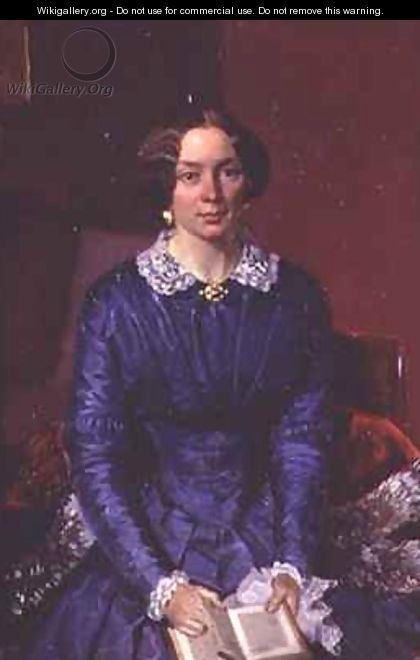 Portrait of Elizaveta Petrovna Zhdanova 1818-55 - Pavel Andreevich Fedotov